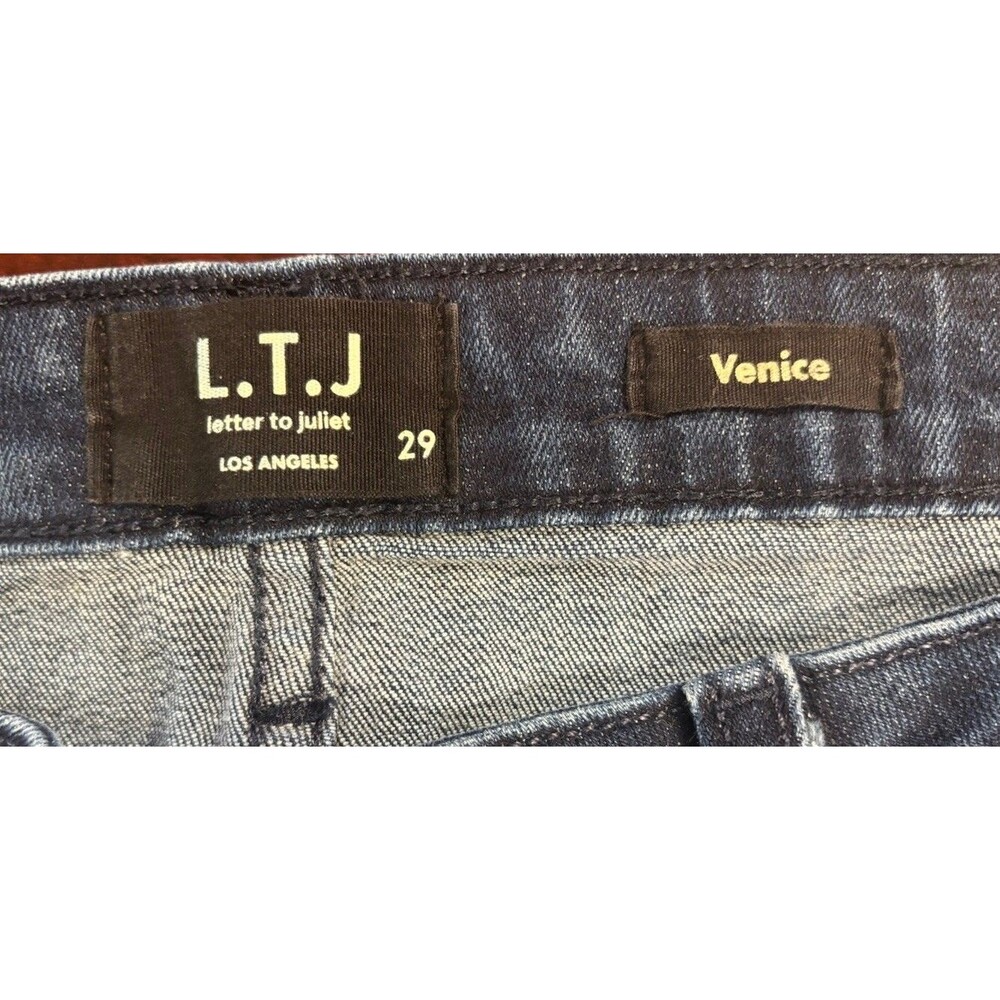 LTJ Letter to Juliet Venice Jeans Women's Size 29 Blue Medium Wash Bootcut - Picture 5 of 6